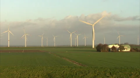 Windmill,   Norfriesland 2 스톡 동영상 46369845