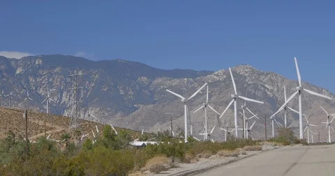 Windmill Panoramic Stock Footage 114681981