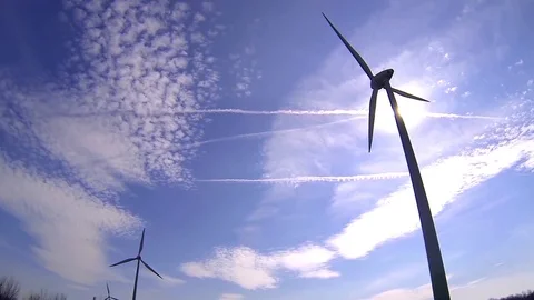 Windmill park Stock Footage 98680208