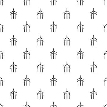 Windmill pattern vector Stock Illustration