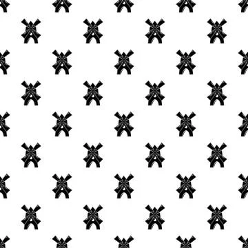 Windmill pattern vector seamless イラスト素材