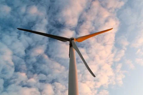 The windmill 库存照片