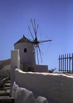 Up to the windmill Stock Photos