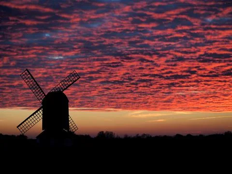 A Windmill Stock Photos