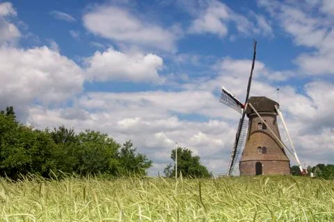 Windmill the Piepermolen Stock Photos