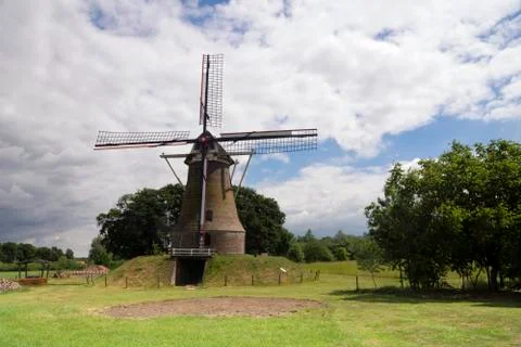 Windmill the Piepermolen Stock Photos