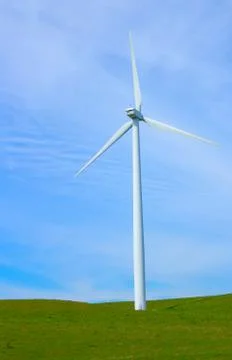 Windmill power generator. Stock Photos