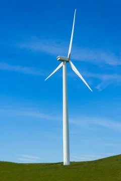 Windmill power generator. Stock Photos
