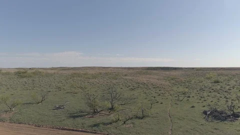 WIndmill on Prairie Stock Footage 129977169