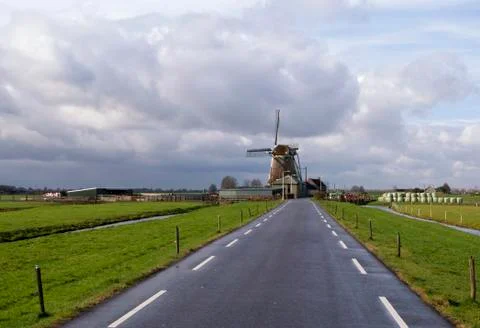 Windmill the Putmolen Stock Photos