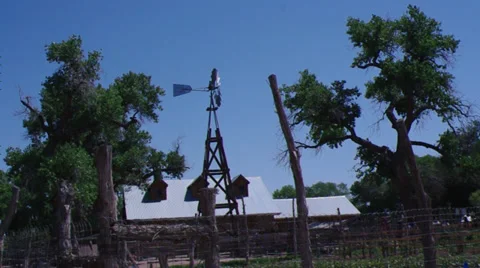 Windmill ranch 2d 2 Stock Footage 37798887