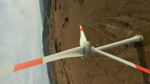 Windmill at Razdrto, scene 4 Stock Footage 203830708