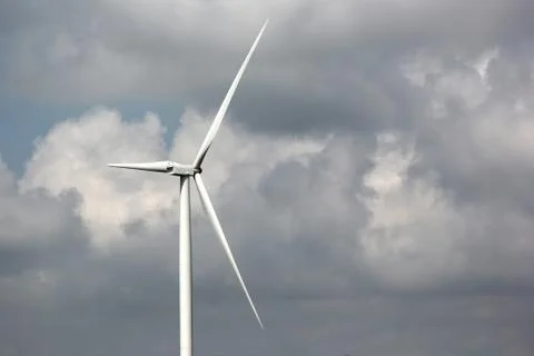 Windmill for renewable energy Stock Photos
