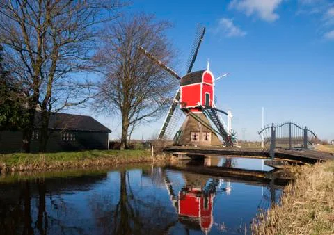 Windmill the Rooie Wip Stock Photos