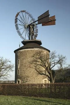 Windmill in Ruprechtov Stock Photos