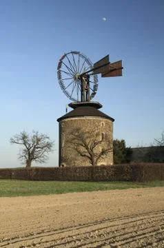 Windmill in Ruprechtov 库存照片