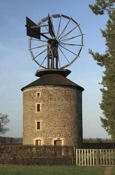 Windmill in Ruprechtov Foto stock