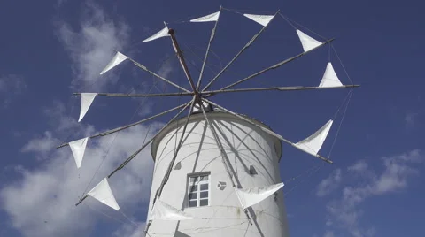 Windmill on Shodoshima in Japan Vídeo Stock 58784240