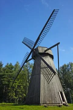 Windmill sideview 写真素材