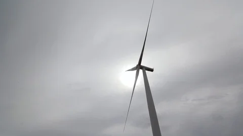 Windmill Silhouette Stock Footage 122110253