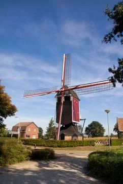 Windmill Sint Jan Stock Photos