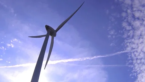 Windmill sky Stock Footage 98680217