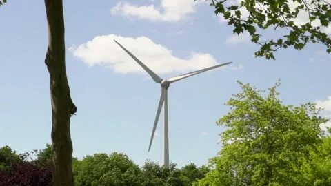 Windmill slow motion Video stock 142213463