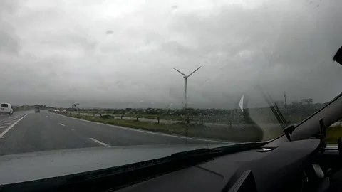 Windmill Slow Motion Stock Footage 162174331