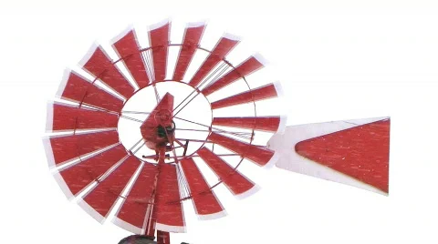 Windmill in Snowstorm 動画素材 134301