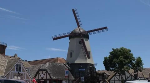 Windmill in Solvang Stock Photos