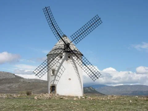 Windmill in Spain Foto stock