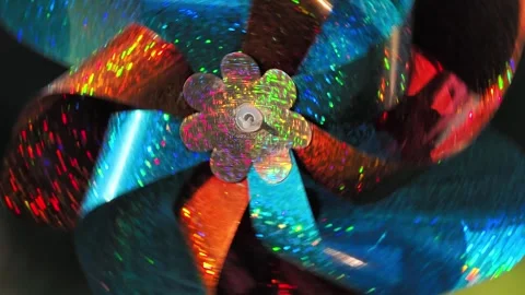 Windmill spins in bright sunlight Stock Footage 310225326