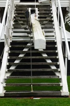 Windmill steps Stock Photos