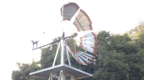 Windmill in the sunlight Stock Footage 40545258