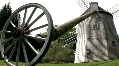 Windmill tail pole; 2 Stock Footage 12249530