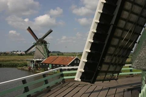   Windmill terrace Stock Photos