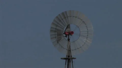 Windmill in Texas 2 Stock Footage 21465149