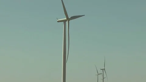 Windmill with Three more in Distance 스톡 동영상 79801295