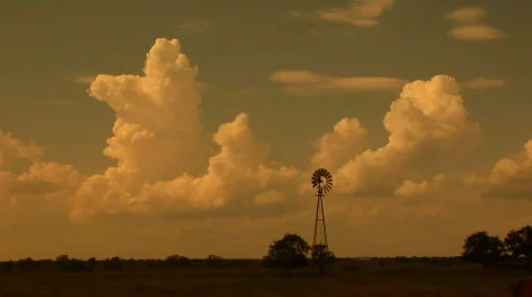 WINDMILL TIMELAPSE 1080 30p Stock Footage