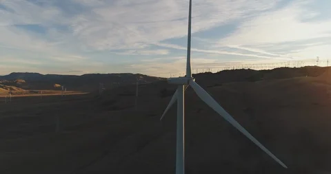 Windmill Turbine 5 Stock Footage 126752318
