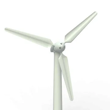 Windmill Turbine Generator Close-Up. 스톡 일러스트