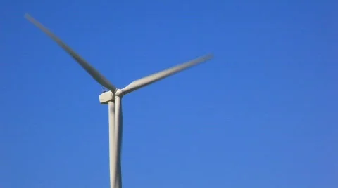 Windmill turbin.mpg Stockbeeldmateriaal 865881