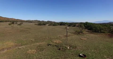 Windmill Valley Stock Footage 58014841