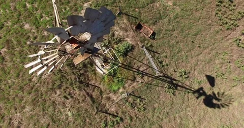 Windmill Valley Stock Footage 58014849