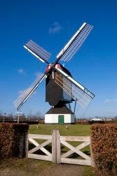 Windmill van Jetten Stock Photos