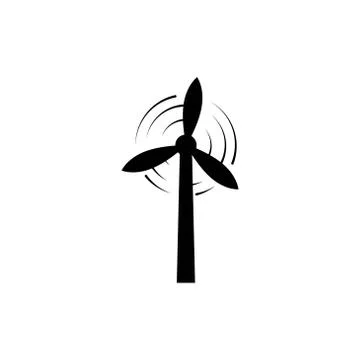 Windmill vector graphic design illustration 스톡 일러스트