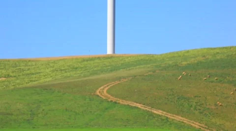 Windmill vertical.mpg Stockbeeldmateriaal 865915