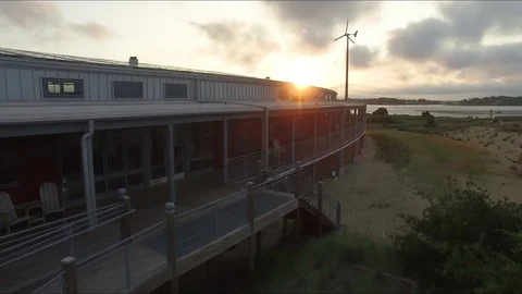 Windmill in Virginia Beach 스톡 동영상 77072325