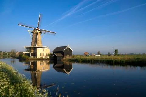 Windmill the Vriendschap Stock Photos