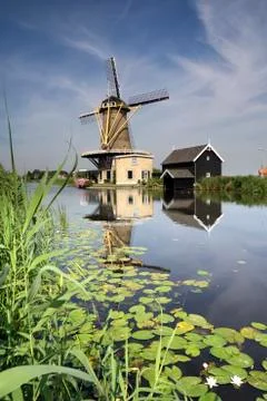 Windmill the Vriendschap Stock Photos